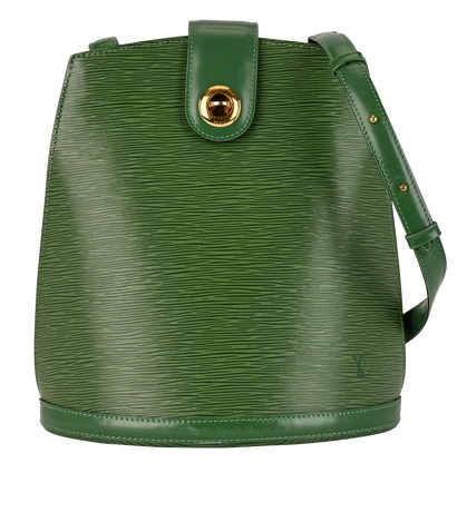 Cluny, £495, Handbags, Green, Leather, Front view